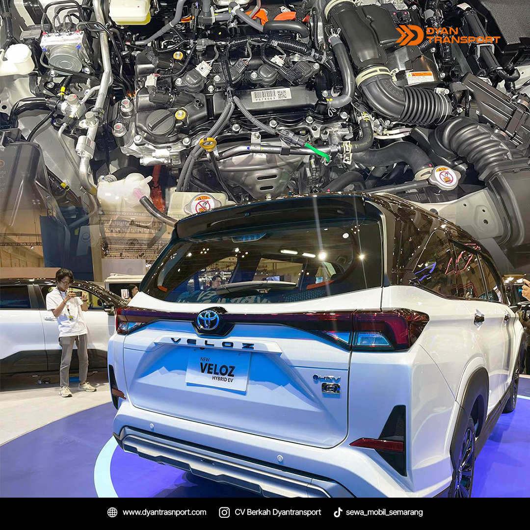 Toyota Veloz Hybrid EV Mesin bensin 1.5L dipadukan dengan motor listrik